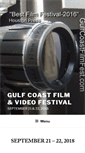 Mobile Screenshot of gulfcoastfilmfest.com